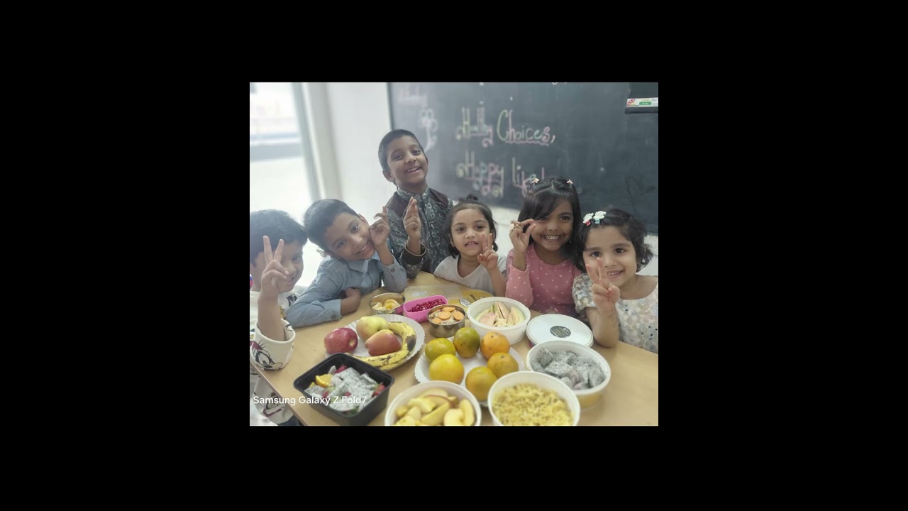 🍎🥕 Healthy Food Day at Tiny Tulips Kindergarten! #HealthyFoodDay#EatHealthyGrowHealthy#HealthyHabits