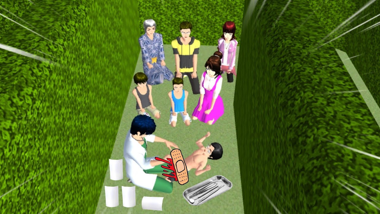 LAGI MAEN LABIRIN LANGSUNG DI SUNAT || Drama Sakura School Simulator
