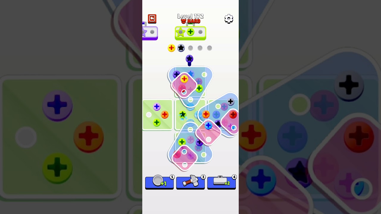 Screw Jam Level 172 Walkthrough Solution