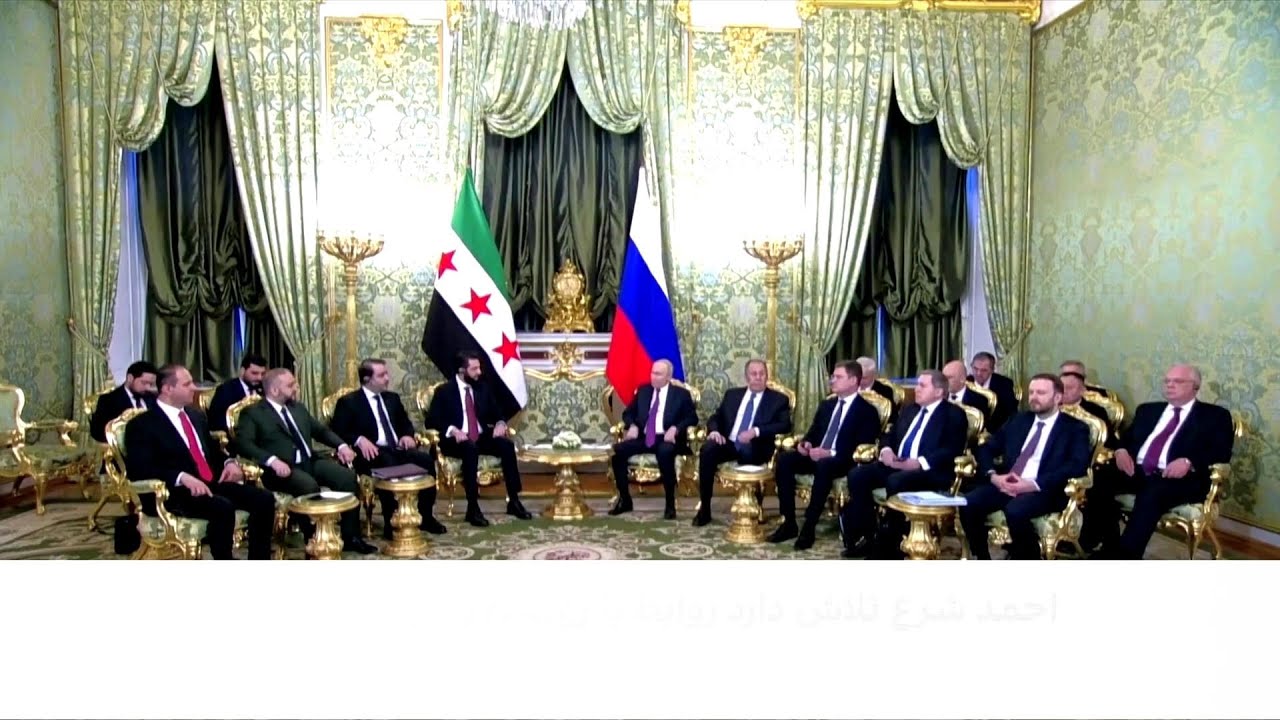 دومین دیدار احمد شرع و پوتین در روسیه
