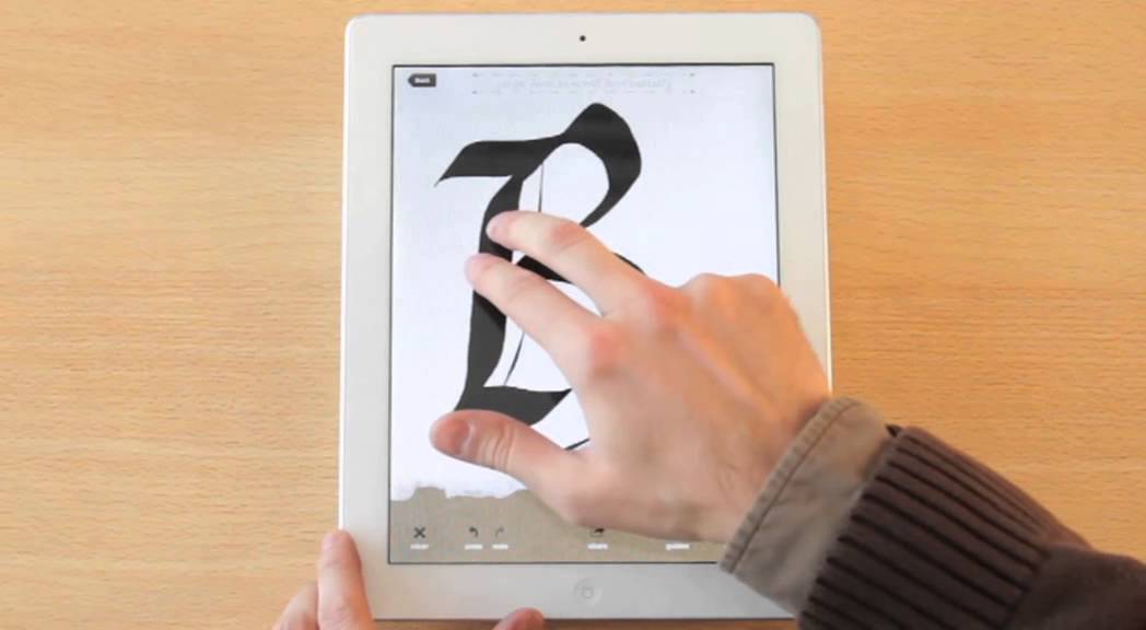 Calligraphy Practice &bull; iPad app