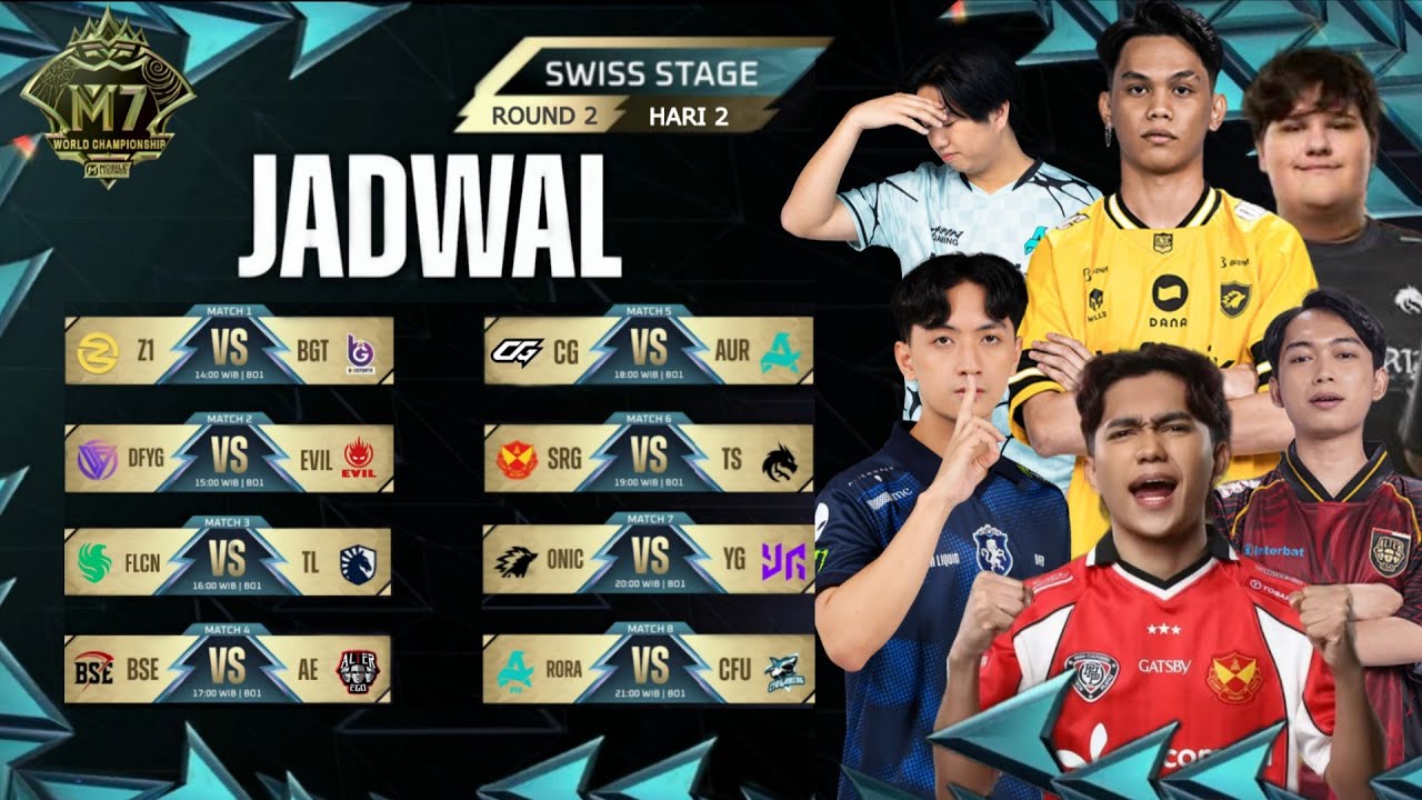 PEMBUKTIAN SIAPA YANG TERKUAT !! JADWAL M7 MLBB WORLD CHAMPIONSHIP HARI INI 