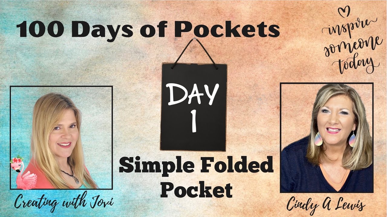 100 Days of Pockets DAY 1 Simple Folded Pocket