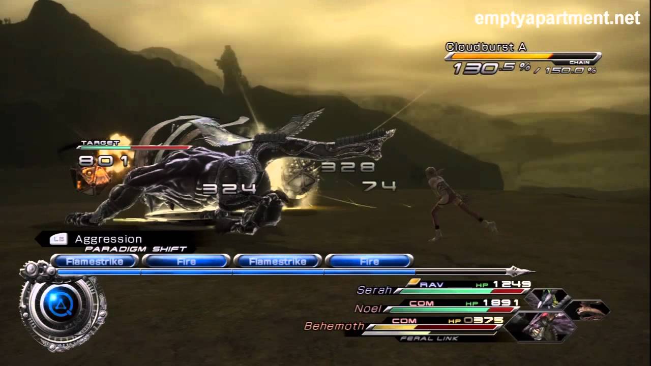 Final Fantasy XIII-2 - Cloudburst Monster Location