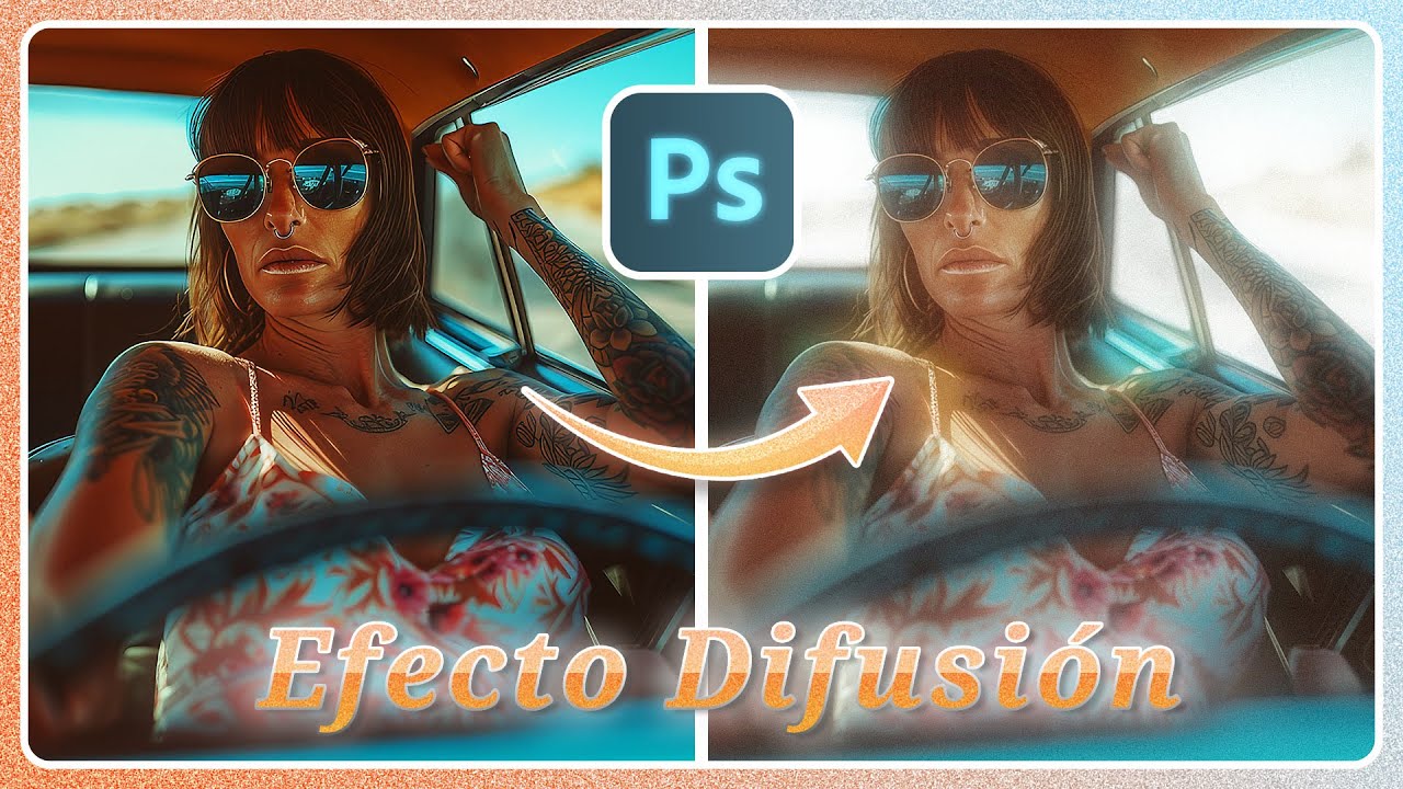 ⭐ Cómo simular el EFECTO de DIFUSIÓN/BLACK MIST/HDF con PHOTOSHOP 💡