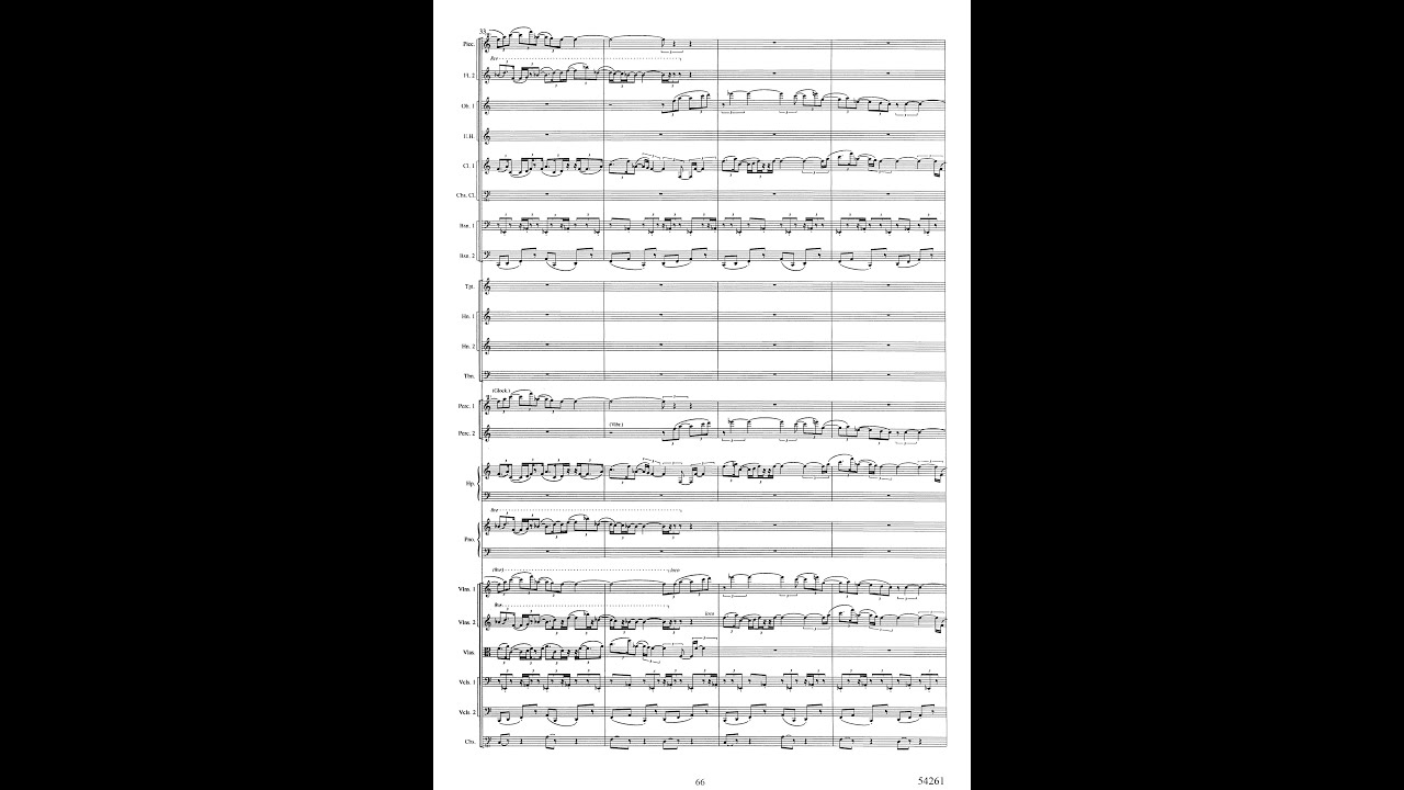 Conlon Nancarrow - Study No. 2a for Orchestra (c. 1950) [Score-Video]