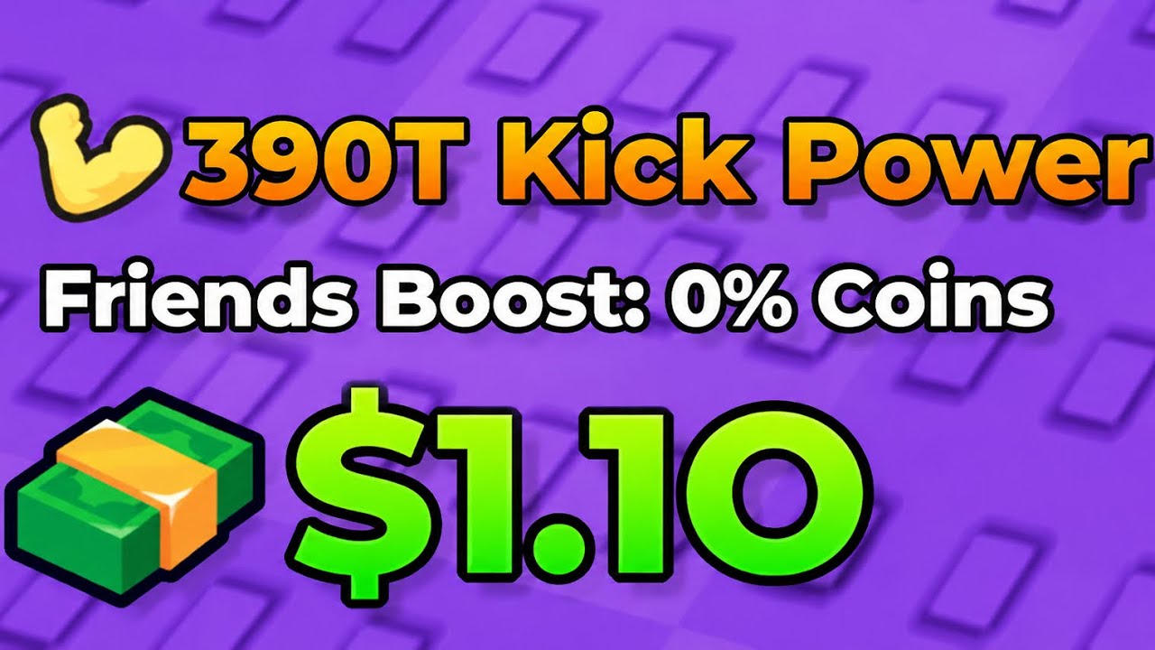 Kick a lucky block Record No 1 position in scoreboard (Roblox) + unlimited money 