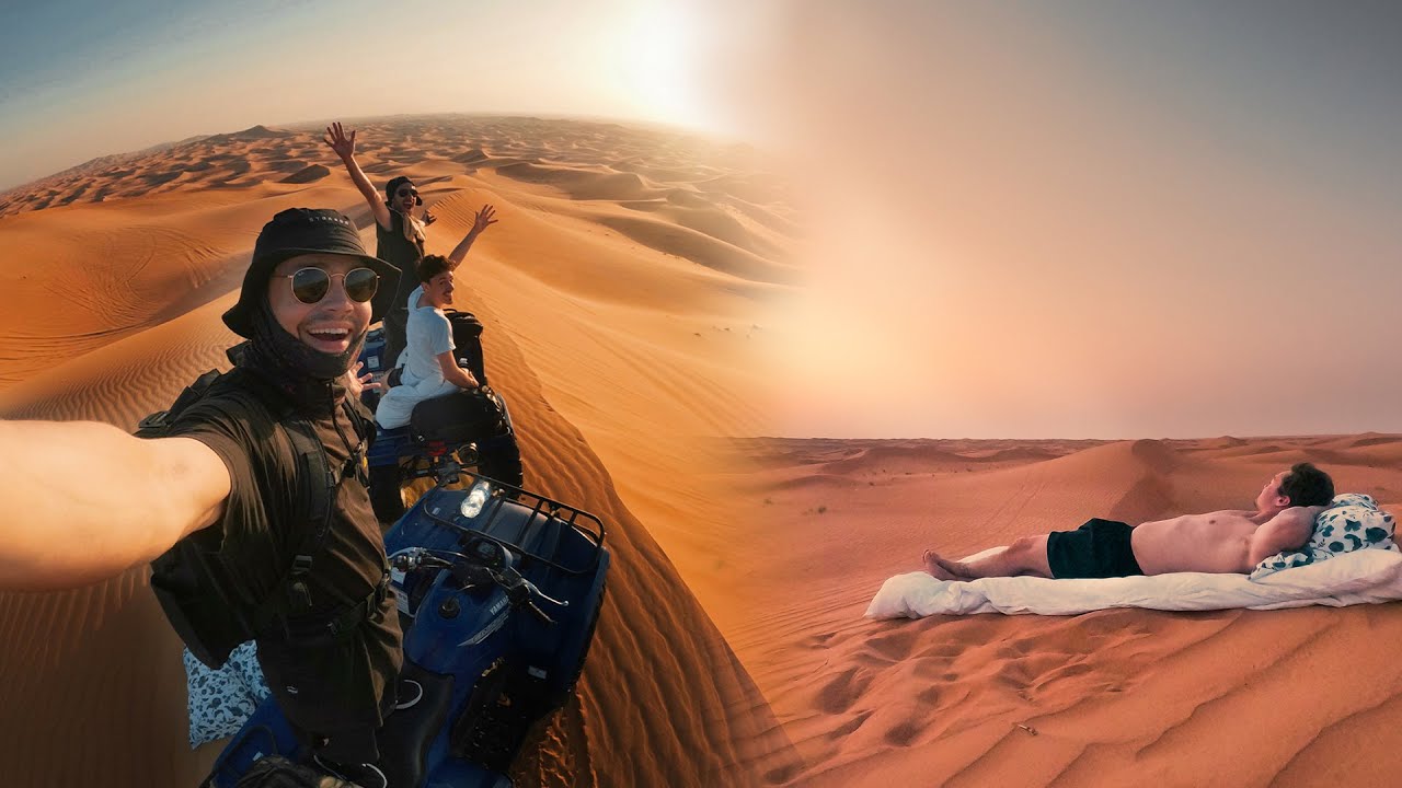 Quad Biking and Sleeping in The Desert
