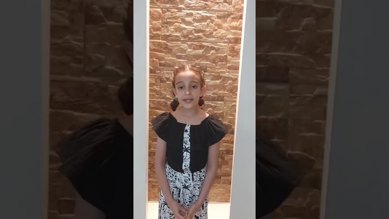 طفلة صغيرة تحكي سيرة حياة الشهيدة اجنس العجائبية 