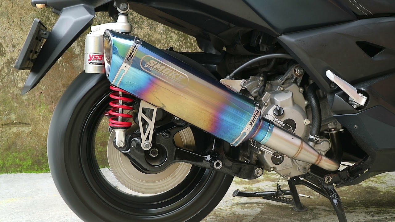 Suara knalpot yamaha xmax 250 tipe sm blue series