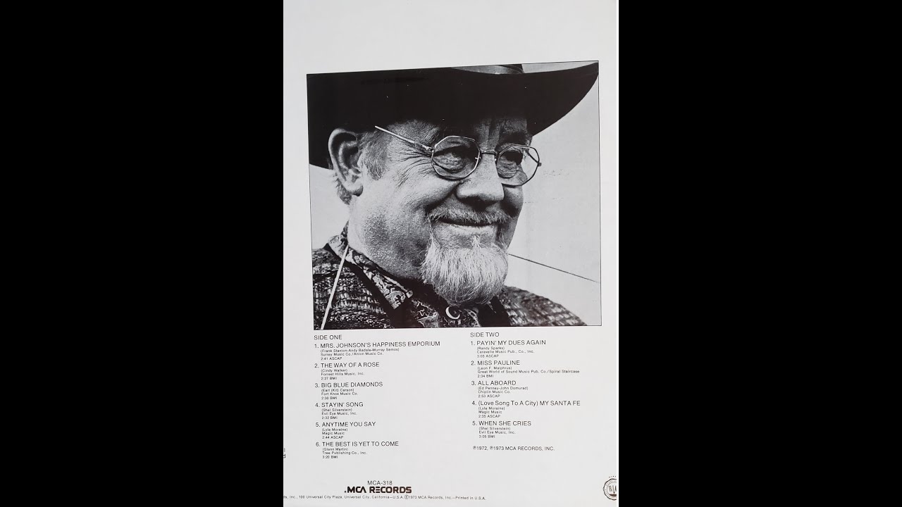 Burl Ives Payin' My Dues Again Side One