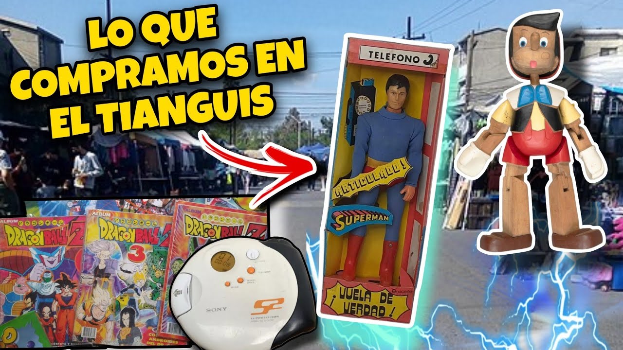 chachareando en el TIANGUIS juguetes, pinocho/figuras dragon ball #tianguis #swapmeet #juguetes