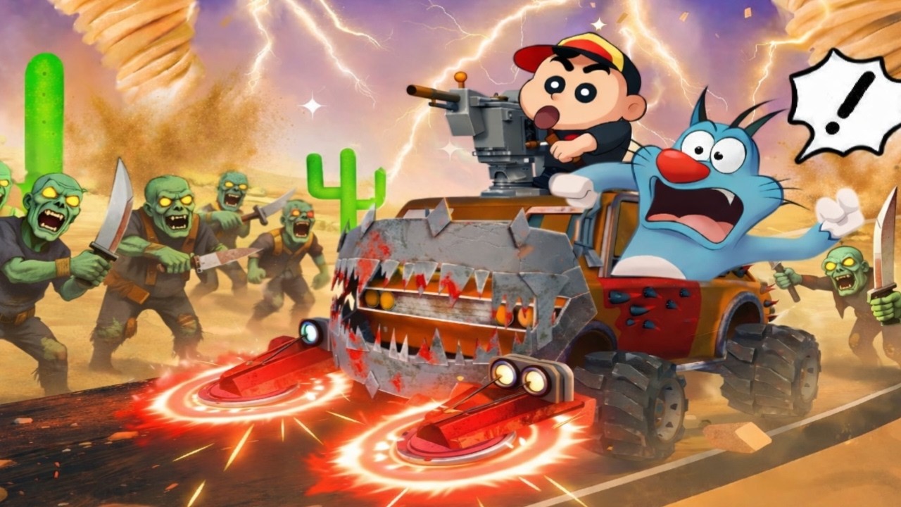 INSANE Desert Survival in Roblox 😱 | Oggy & Shinchan Almost Died!