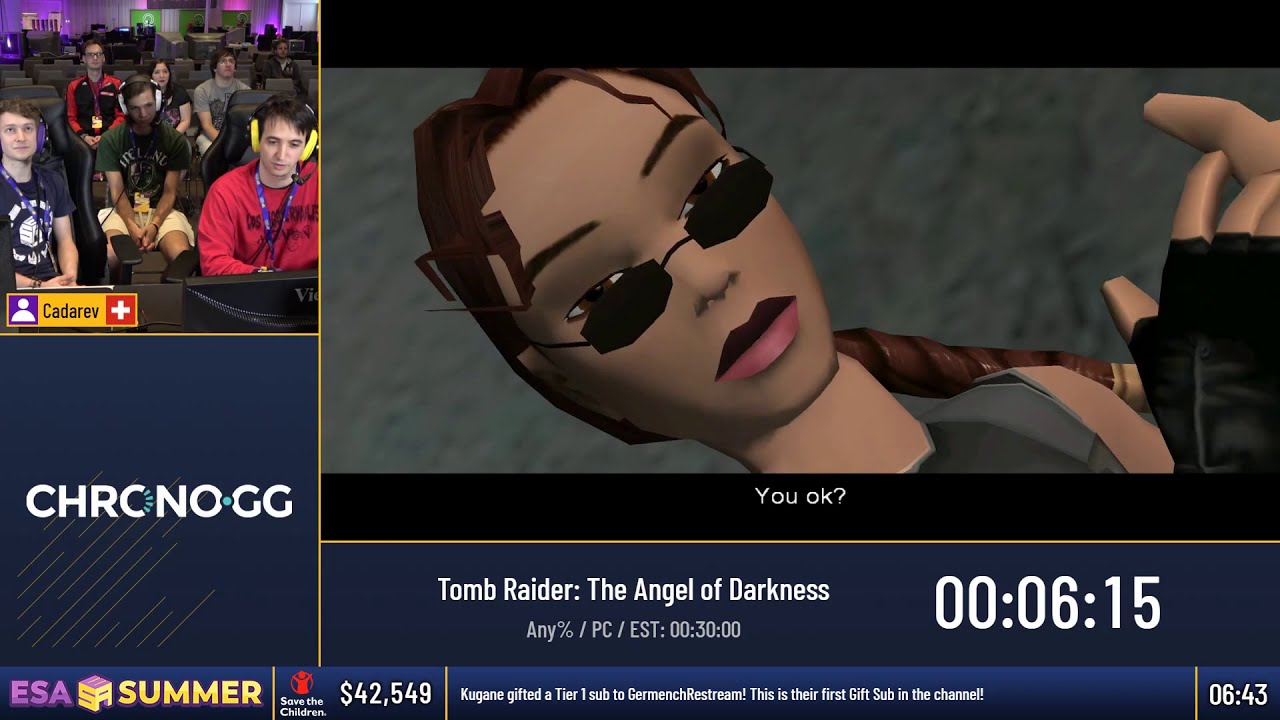 #ESASummer18 Speedruns - Tomb Raider: The Angel of Darkness [Any%] by Cadarev