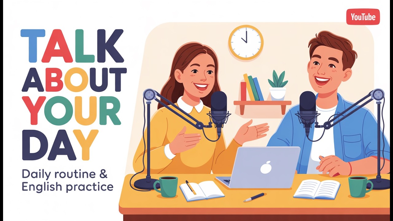 How to Talk About Your Day in English | Simple Present |MrEnglishTv