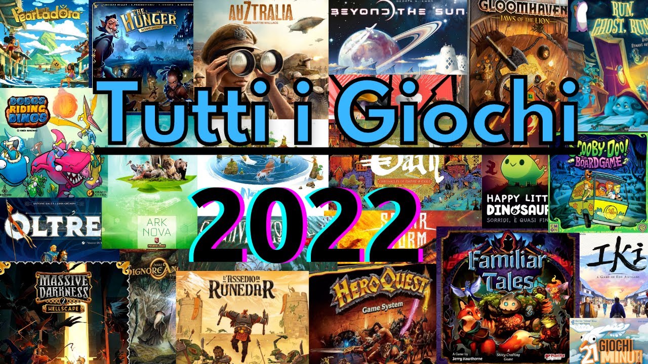 TUTTI i Giochi da Tavolo del 2022!