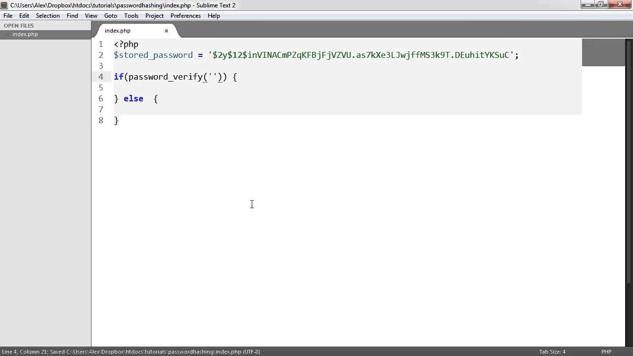 Secure PHP Password Hashing: Verifying Passwords