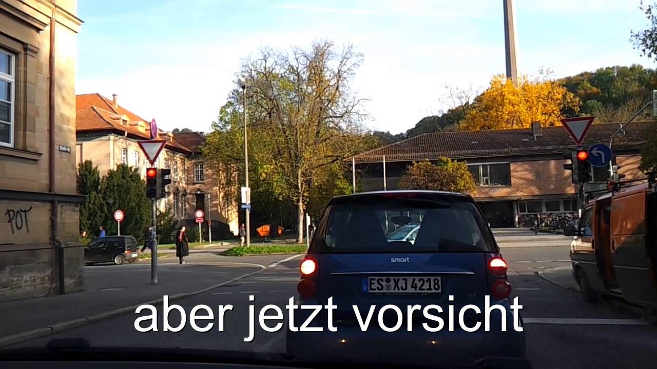 Live Fahrstunde in Tübingen (extreme)