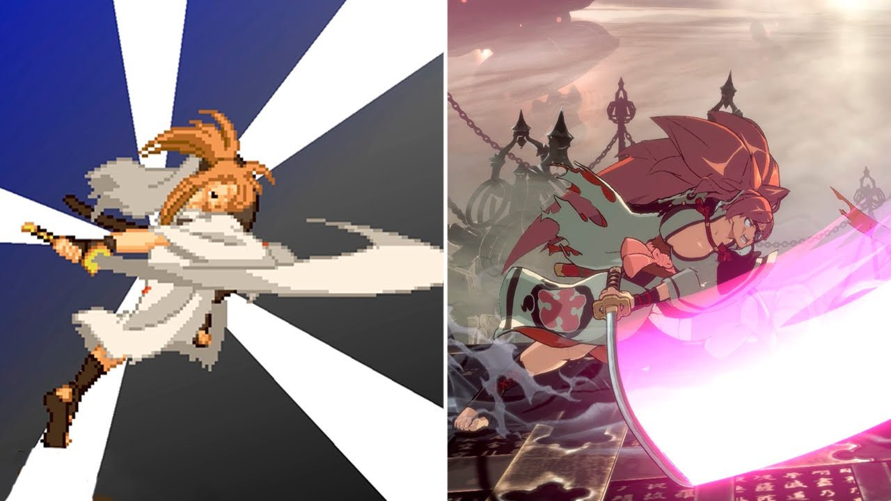 Evolution of Baiken's Super Moves