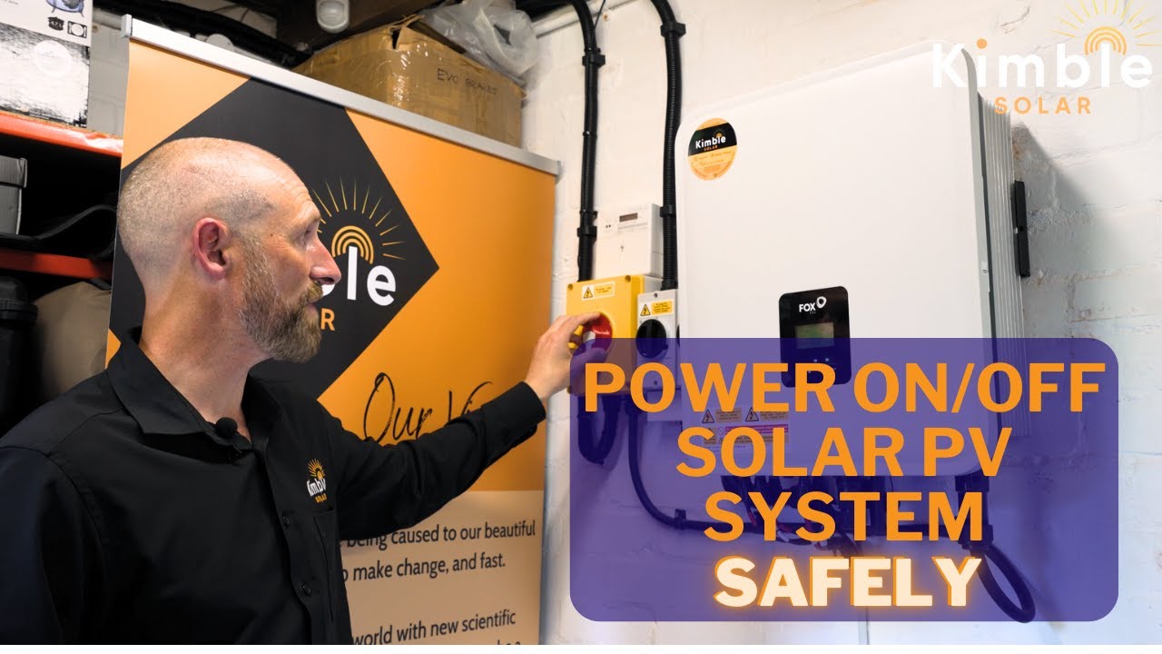 Power On/Off Your Solar PV System SAFELY