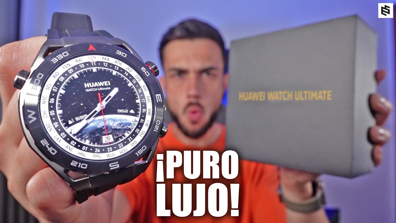 LO TENGO!👑HUAWEI WATCH ULTIMATE primera REVIEW y UNBOXING
