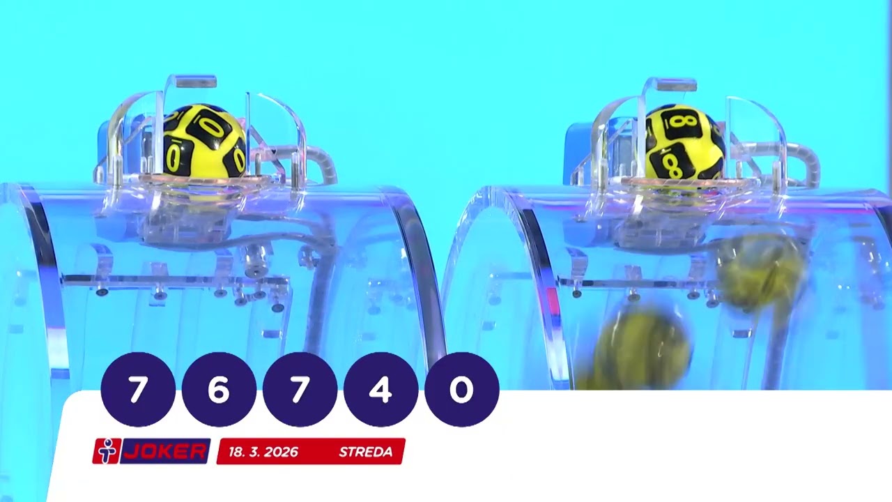 Žrebovanie TIPOS 18. 03. 2026 - LOTO, LOTO 5 z 35, KENO 10, V&scaron;etko alebo nič