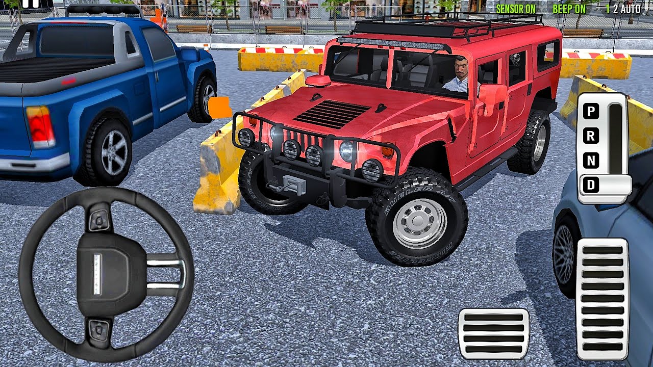Мастер парковки внедорожников 2026 &mdash; Многоуровневая парковка Hummer, водительские права &mdash; Геймпле...