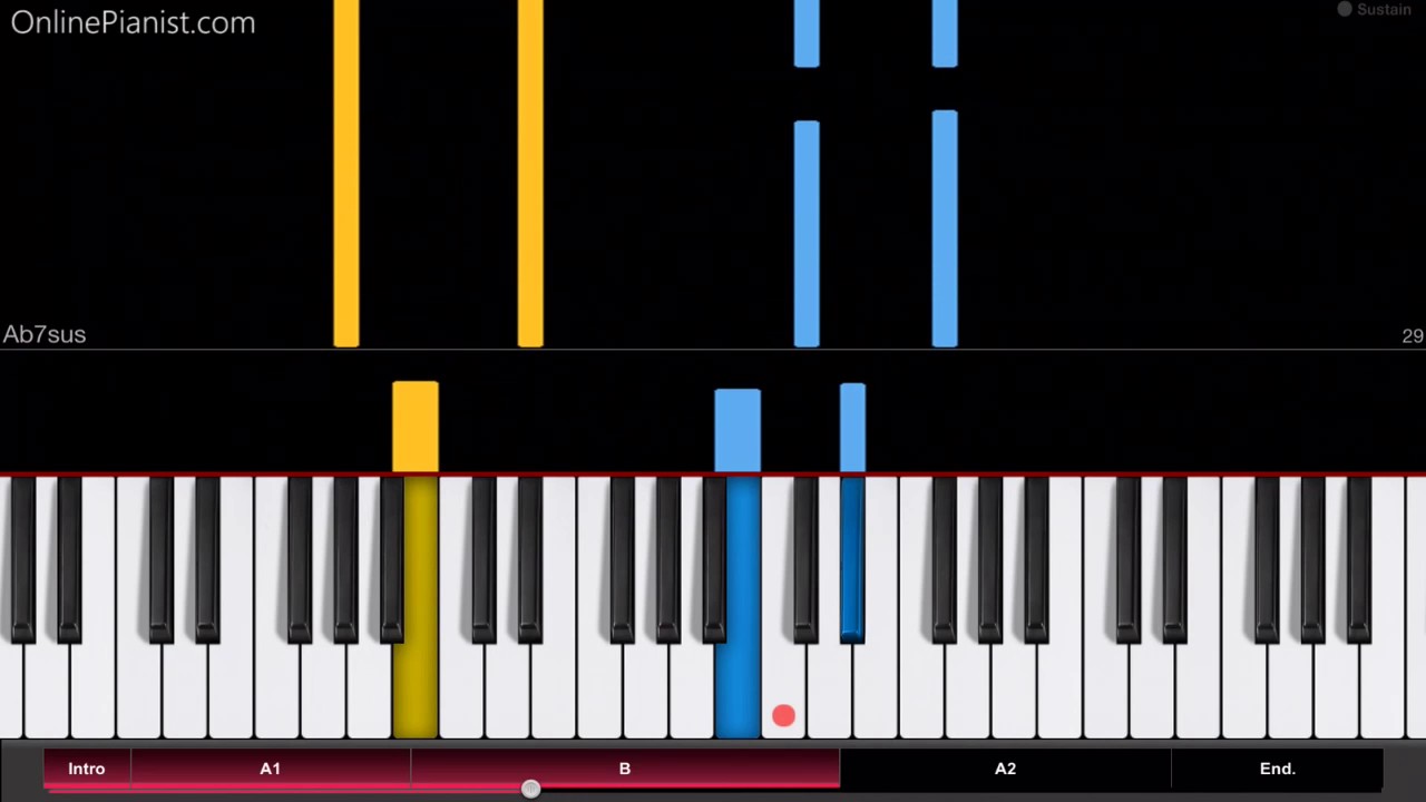 Beauty and the Beast - Ariana Grande & John Legend - EASY Piano Tutorial