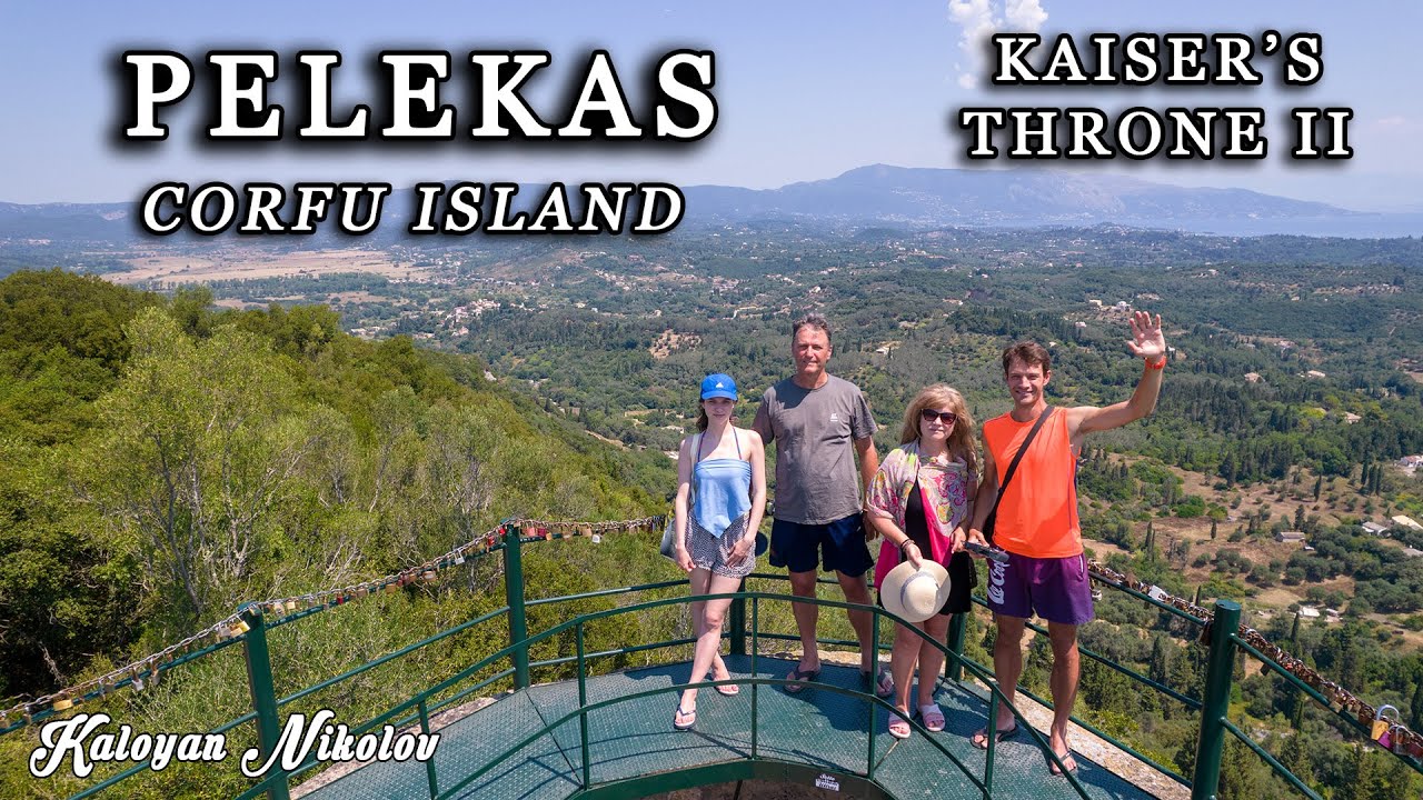 Drone Shots from Pelekas - Kaiser's Throne II | Corfu Island
