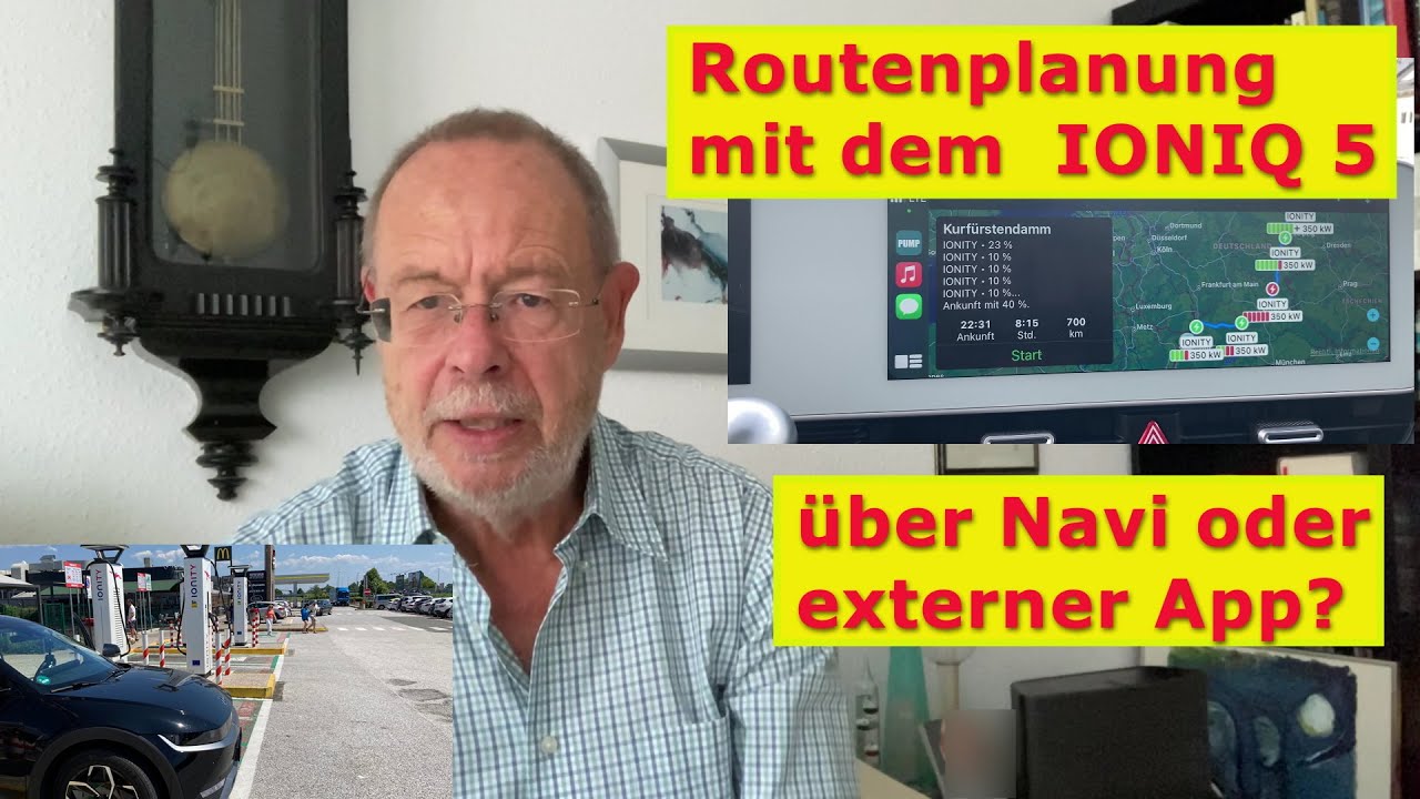 IONIQ 5 Routenplanung mit oder ohne zusätzliche App?