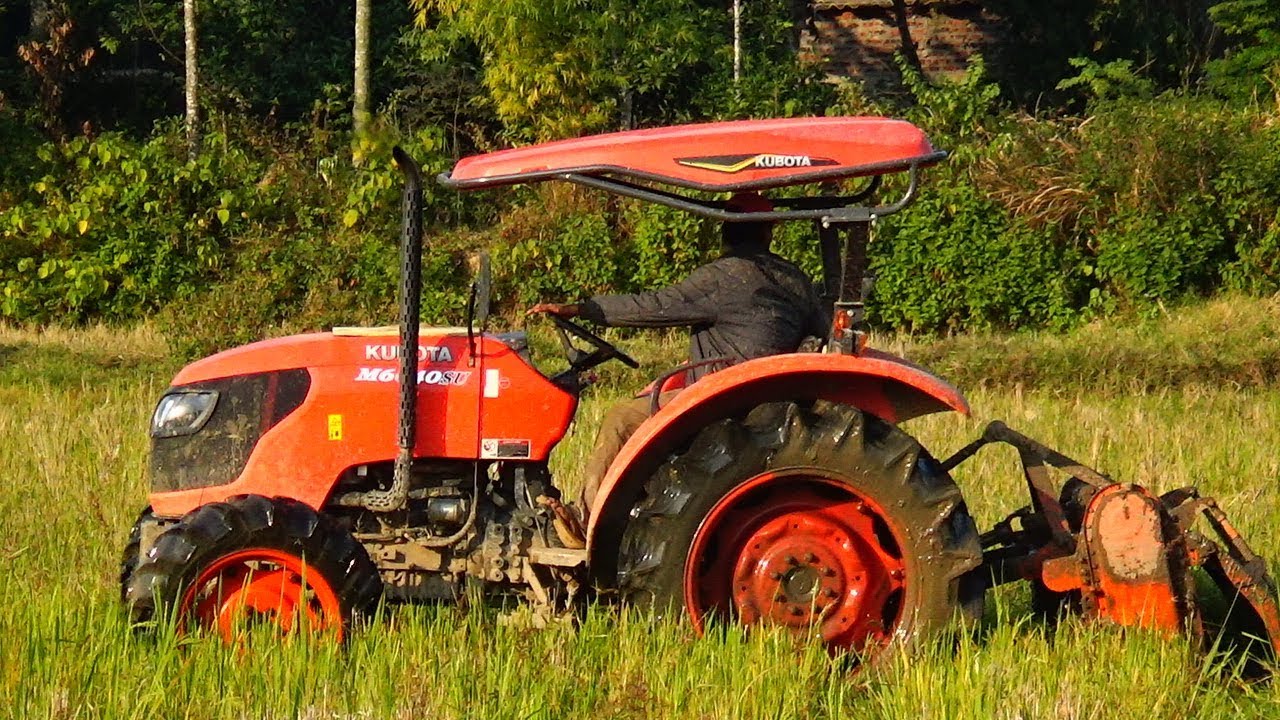 KUBOTA M6040SU Maschio 2020 | may cay kubota | Tractor at Work | kubota tractor working