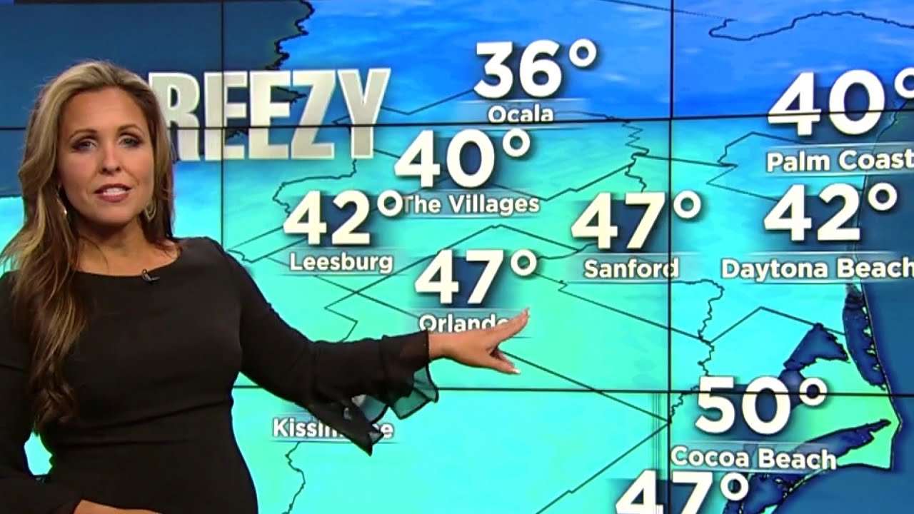 Cold night ahead, with high temperatures Sunday in upper 50s, low 60s in Orlando area