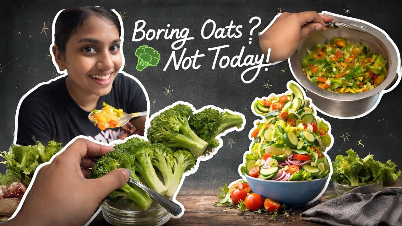 WEIGHT LOSS MASALA VEGES OATS RECIPE | Healthy Food | Tasty Food🥦🌶️#weightlossfood #cooking #recipe 