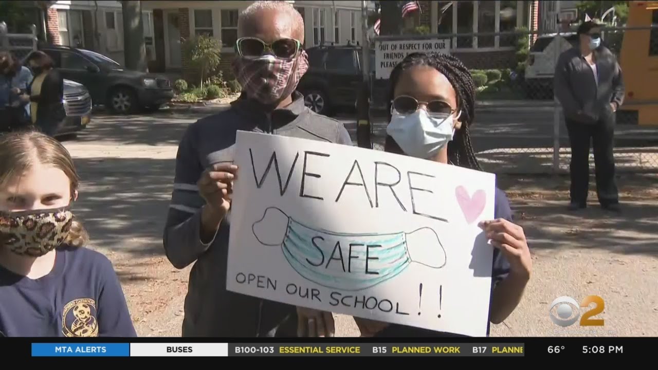 Catholic School Parents, Students Protest Decision To Shut Down Schools In Coronavirus Hot Spots