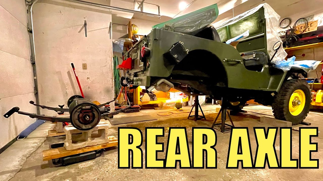 Willys Jeep Rear Axle [DANA 41] REMOVAL *hammer may by required*