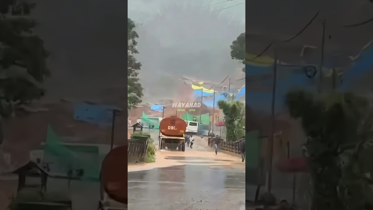Landslide at Meppadi, wayanad🥀#wayanad #landslide #india #trendingreels #disaster #shorts #meppadi