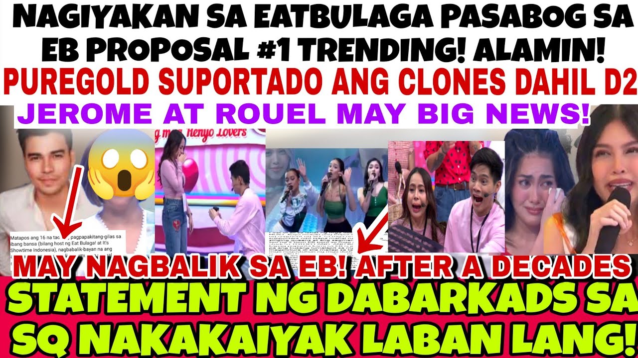 NGIYAKAN SA EATBULAGA PASABOG SA GIMME5   PROPOSAL GIMBAL EB HOS😱 SQ MAY BIG STATEMENT😱