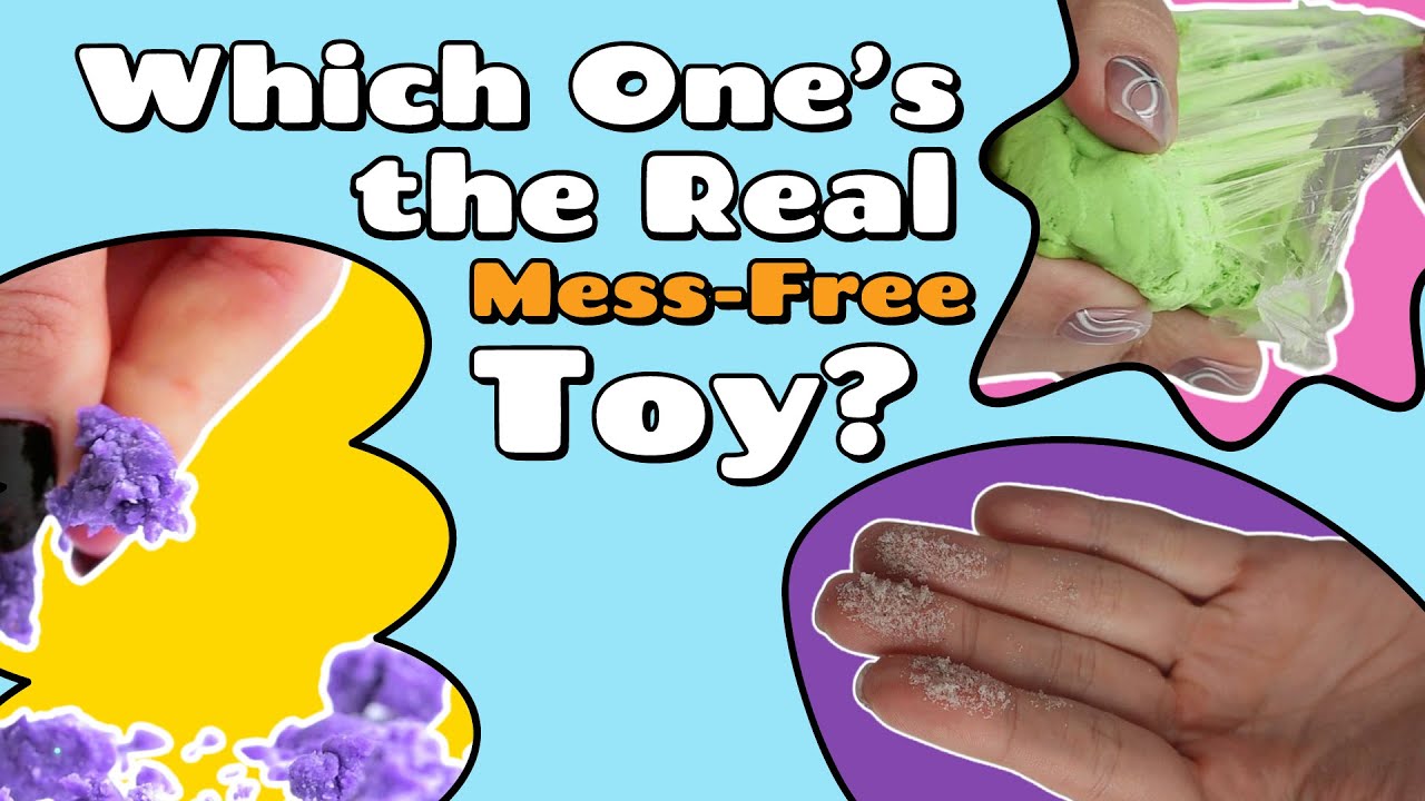 Mad Mattr vs Slime vs Play-Dough vs Kinetic Sand  &mdash; Which one rules sensory play? 👑