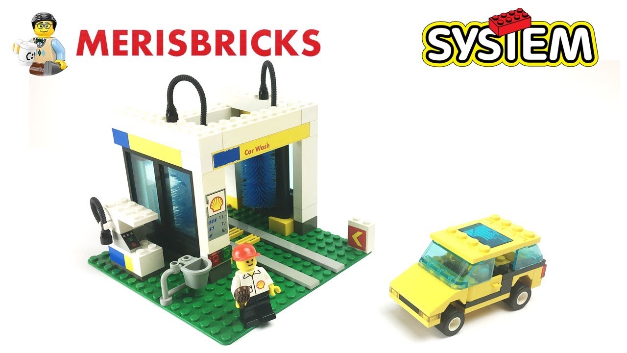 Lego 1255 - Town - Shell Car Wash - Lego Speed Build and Review