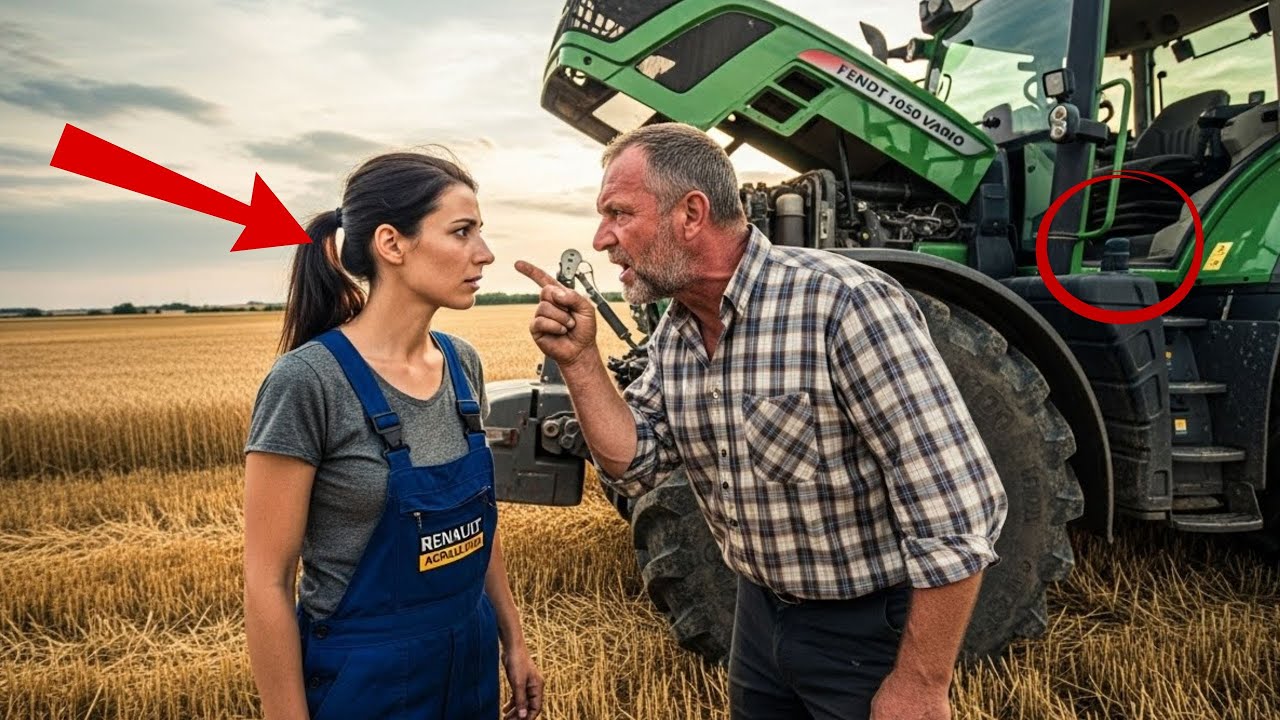LE FERMIER A DÉPENSÉ 10 000€ POUR LE TRACTEUR, JUSQU'À CE QUE LA MÉCANICIENNE LE RÉPARE EN 10 MIN.