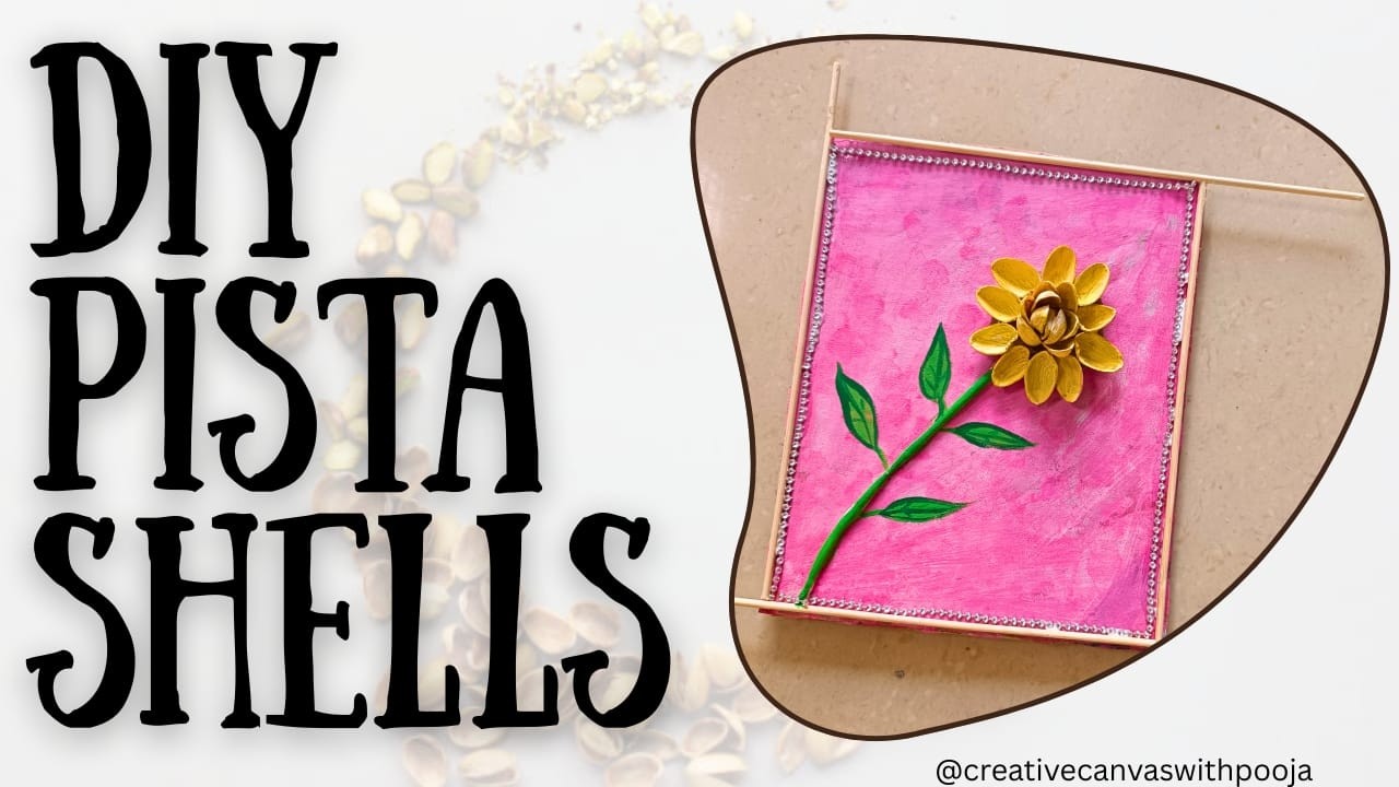 How to Make Wall Hanging decor crafts|DIY Pistashells Crafts 🤩|Best out of waste Ideas #decor #craft