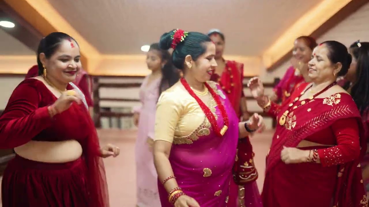 Recaption video of Sandhya and Deepak