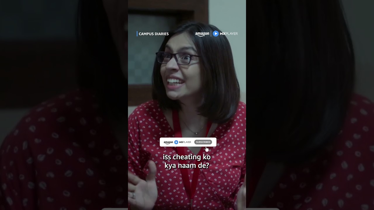 When You Get Caught Cheating😂 ft. Srishti Rindani | Campus Diaries | Amazon MX Player