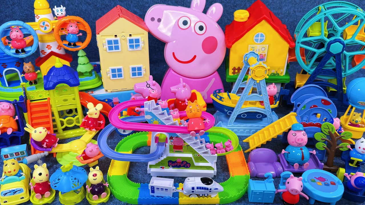 15 Minutes Satisfying with Unboxing Peppa Pig Dream Slide Paradise Toy Set ASMR｜Review Toys