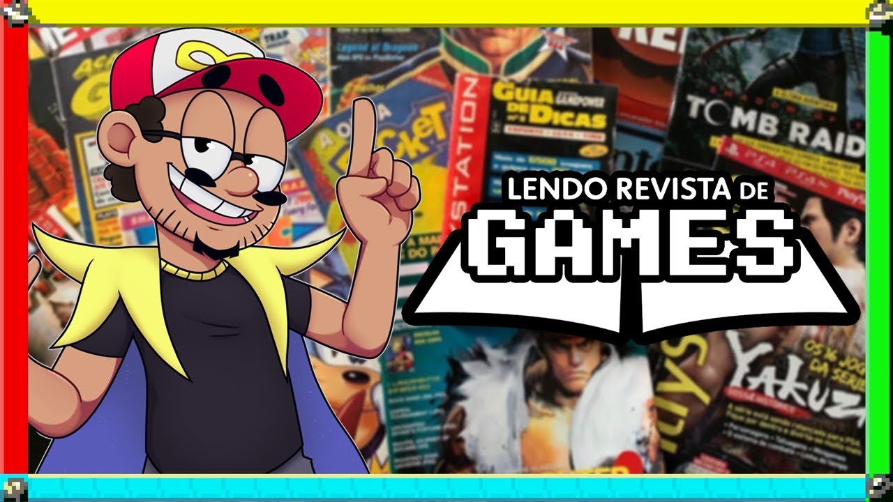 LENDO CLASSICAS REVISTAS DE GAMES