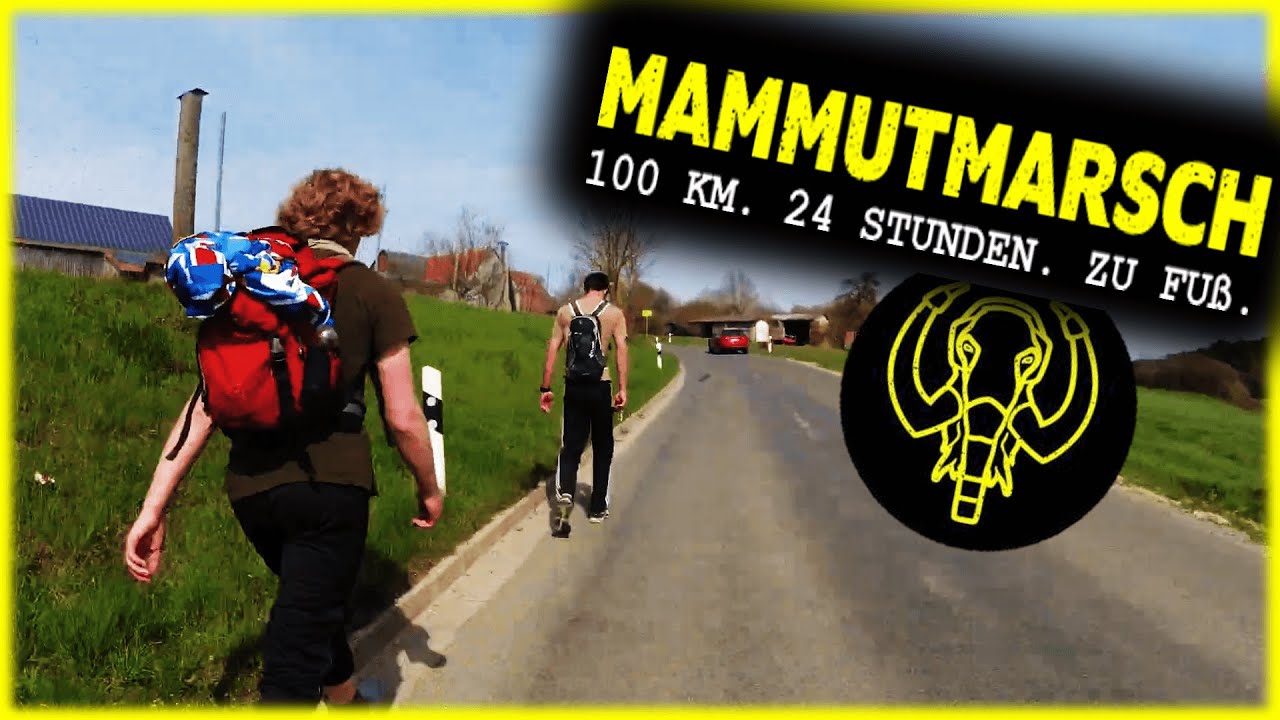 100KM in 24 STUNDEN zu Fuß ohne Vorbereitung - Mammutmarsch 2021