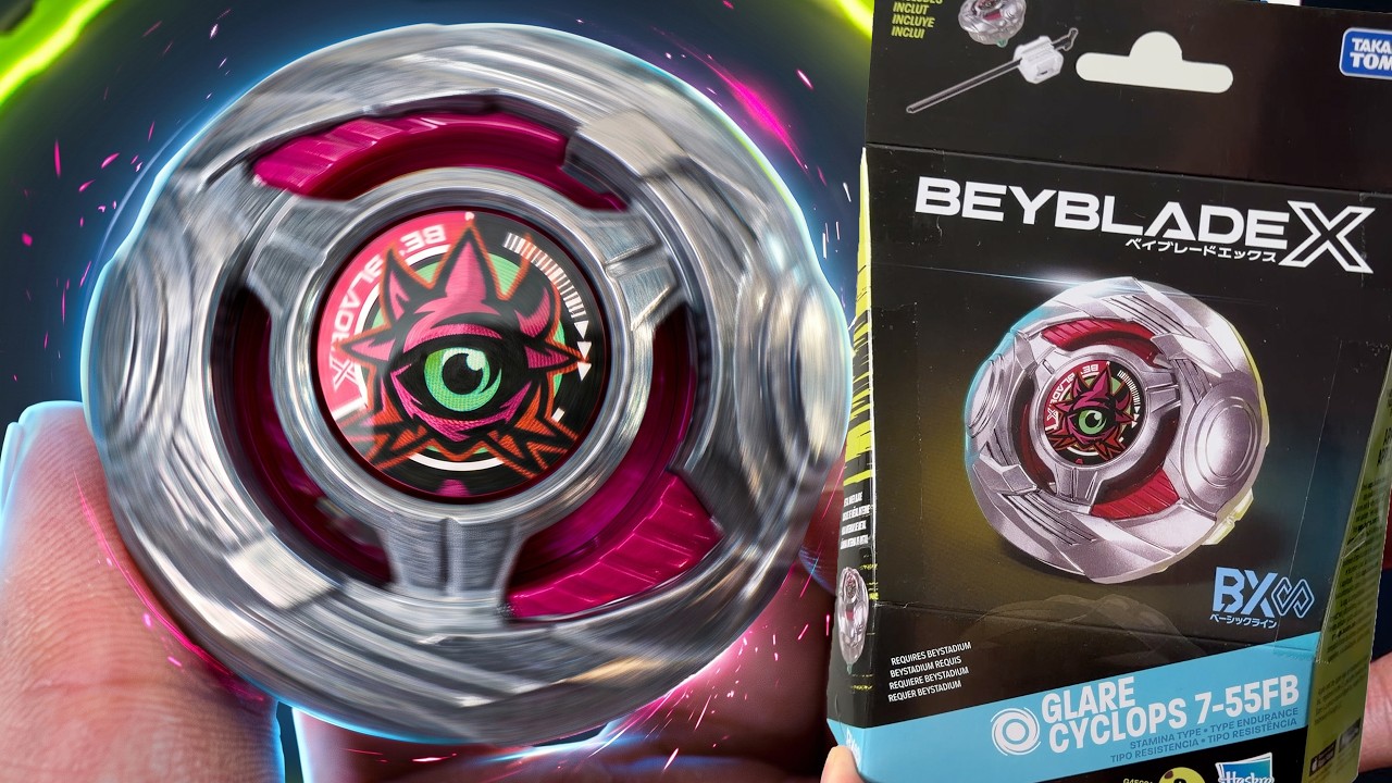 The Beyblade Without PLOT ARMOR: Glare Gyclops 7-55FB Battles/ Unboxing/ Review