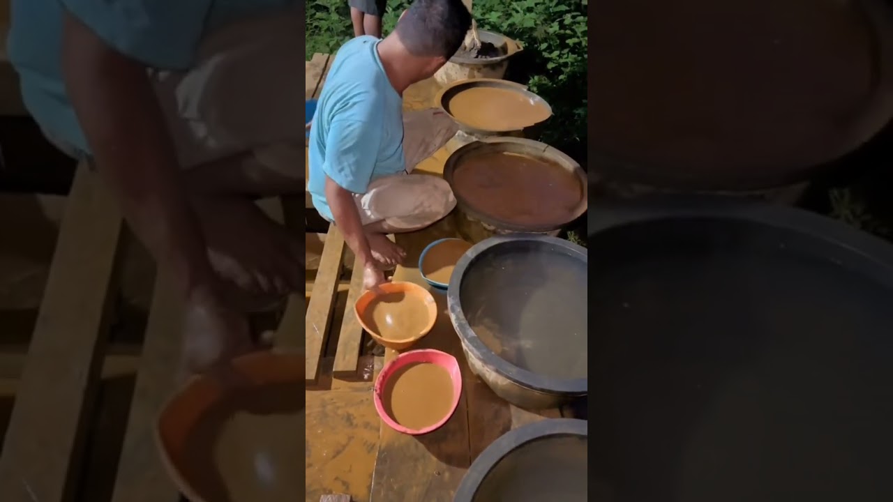 tutorial cara mengolah emas menggunakan gelondong, #tambangemas