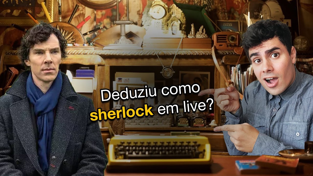 streamer SUPERA sherlock holmes com a ci&ecirc;ncia da dedu&ccedil;&atilde;o ao vivo! - lives do dalbonip