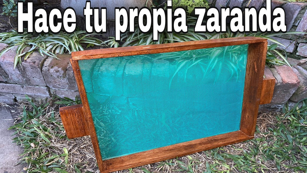 ¿Como hacer zaranda hecha de madera de pallet?